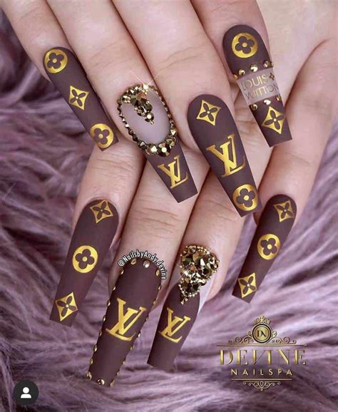 25 Latest Louis Vuitton Nails To Try In 2024 